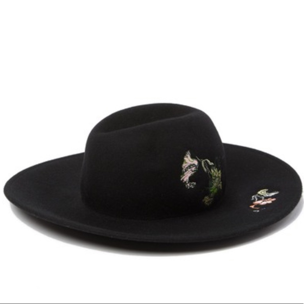 Rag & Bone Embroidered Wool Sun Hat